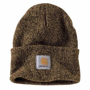 Carhartt  Acrylic Watch Hat Beanie Dark Brown/ Sandstone